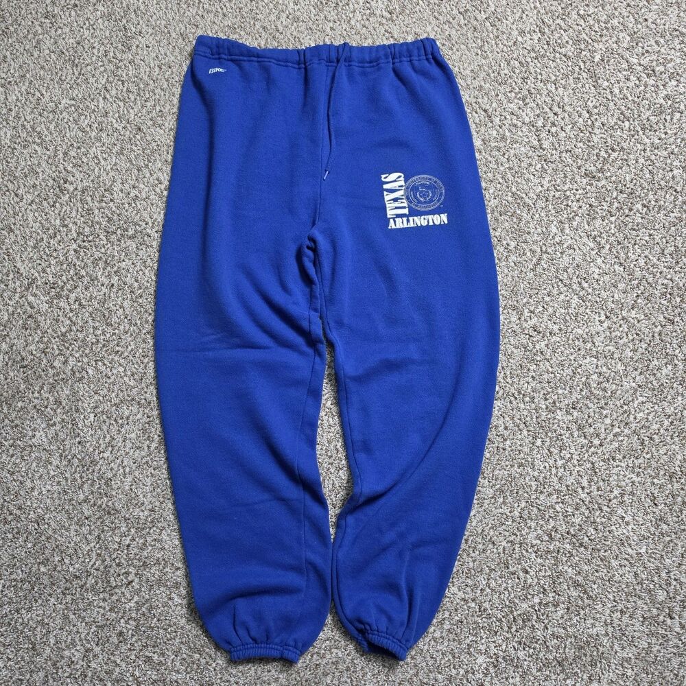 Vintage Bike Athletic Sweatpants Sz XL UT University of Texas at Arlington Blue